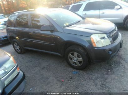 2008 CHEVROLET EQUINOX LS Black  Gasoline 2CNDL23F286299171 photo #1