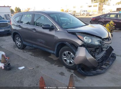 2014 HONDA CR-V LX Gray  Gasoline 3CZRM3H30EG716339 photo #1