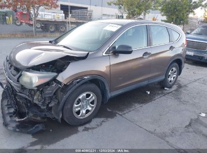 2014 HONDA CR-V LX Gray  Gasoline 3CZRM3H30EG716339 photo #3