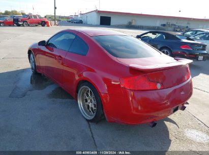 2004 INFINITI G35 Red  Gasoline JNKCV54E14M824958 photo #4