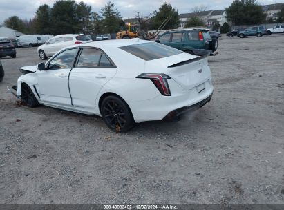 2022 CADILLAC CT4-V V-SERIES BLACKWING White  Gasoline 1G6D75RP4N0410840 photo #4