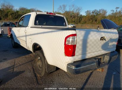 2006 TOYOTA TUNDRA SR5 V8 White  Gasoline 5TBET34166S500616 photo #4