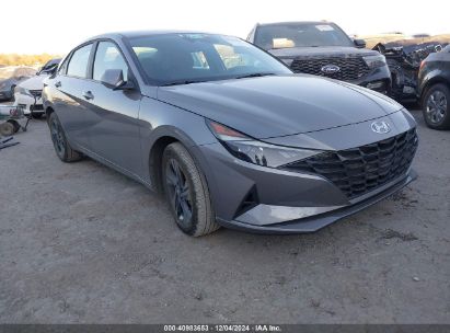 2023 HYUNDAI ELANTRA SEL Gray  Gasoline KMHLM4AG7PU606088 photo #1