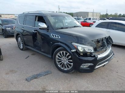 2015 INFINITI QX80 Black  Gasoline JN8AZ2NF1F9573050 photo #1