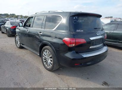 2015 INFINITI QX80 Black  Gasoline JN8AZ2NF1F9573050 photo #4