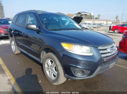 2012 HYUNDAI SANTA FE GLS Dark Blue  Gasoline 5XYZGDAB7CG127286 photo #1