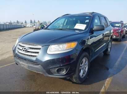 2012 HYUNDAI SANTA FE GLS Dark Blue  Gasoline 5XYZGDAB7CG127286 photo #3