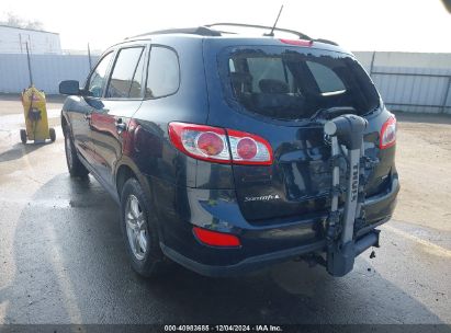 2012 HYUNDAI SANTA FE GLS Dark Blue  Gasoline 5XYZGDAB7CG127286 photo #4