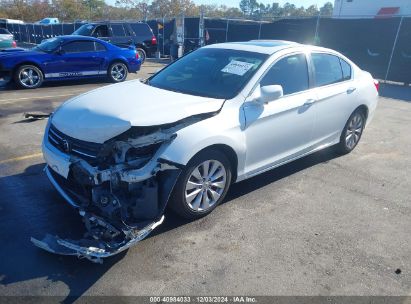 2014 HONDA ACCORD EX-L White  Gasoline 1HGCR2F81EA034821 photo #3