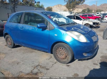 2007 TOYOTA YARIS Blue  Gasoline JTDJT923775112198 photo #1