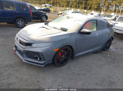 2019 HONDA CIVIC TYPE R TOURING Gray  Gasoline SHHFK8G70KU202698 photo #3