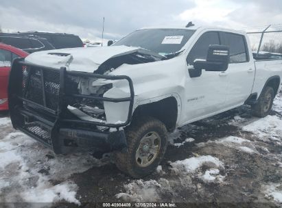 2022 CHEVROLET SILVERADO 2500HD 4WD  STANDARD BED LT White  Diesel 2GC1YNEY8N1201293 photo #3