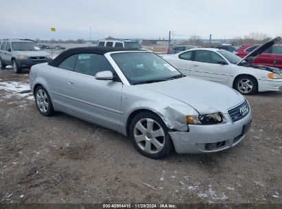 2005 AUDI A4 3.0 Silver  Gasoline WAUDT48H75K014643 photo #1