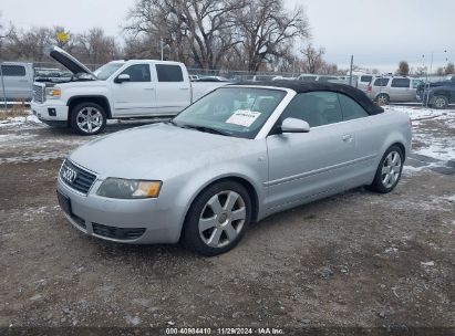 2005 AUDI A4 3.0 Silver  Gasoline WAUDT48H75K014643 photo #3