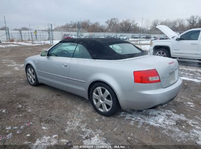 2005 AUDI A4 3.0 Silver  Gasoline WAUDT48H75K014643 photo #4