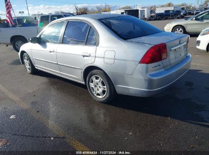 2002 HONDA CIVIC LX Silver  Gasoline 2HGES16532H585570 photo #4