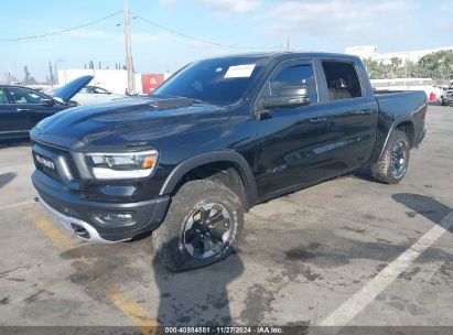 2023 RAM 1500 REBEL  4X4 5'7 BOX Black  Gasoline 1C6SRFLT9PN520662 photo #3