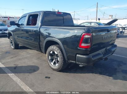 2023 RAM 1500 REBEL  4X4 5'7 BOX Black  Gasoline 1C6SRFLT9PN520662 photo #4