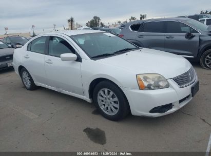 2012 MITSUBISHI GALANT FE White  Gasoline 4A32B2FF7CE011592 photo #1