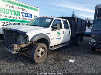 2007 FORD F-450 CHASSIS LARIAT/XL/XLT White  Diesel 1FDXW46P97EA79864 photo #3