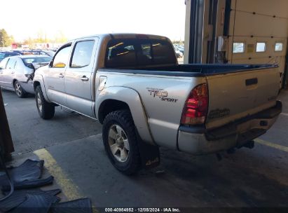 2006 TOYOTA TACOMA DOUBLE CAB Silver  Gasoline 5TELU42N26Z240144 photo #4