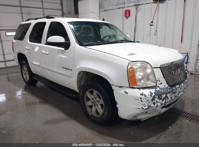 2007 GMC YUKON SLT White  Flexible Fuel 1GKFK13027R364212 photo #1