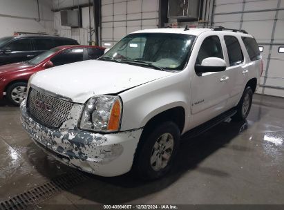 2007 GMC YUKON SLT White  Flexible Fuel 1GKFK13027R364212 photo #3