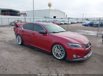 2013 LEXUS GS 350 Red  Gasoline JTHBE1BL3D5010570 photo #1