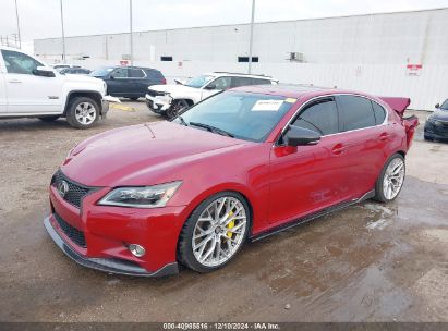 2013 LEXUS GS 350 Red  Gasoline JTHBE1BL3D5010570 photo #3