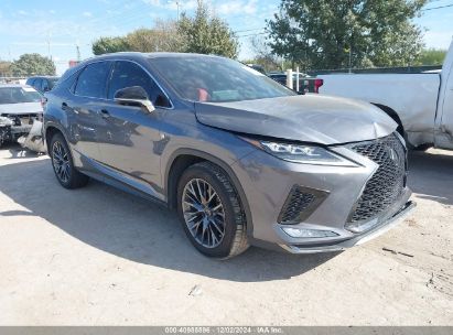 2021 LEXUS RX 350 F SPORT HANDLING Gray  Gasoline 2T2YZMDAXMC263588 photo #1