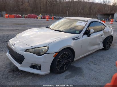 2013 SUBARU BRZ LIMITED White  Gasoline JF1ZCAC10D2602082 photo #3