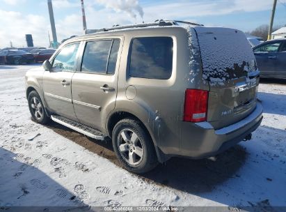 2011 HONDA PILOT EX-L Gray  Gasoline 5FNYF4H57BB050990 photo #4