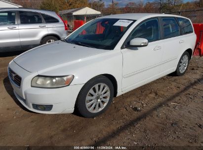 2010 VOLVO V50 2.4I White  Gasoline YV1382MW3A2572440 photo #3