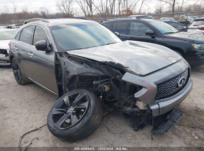 2017 INFINITI QX70 Gray  Gasoline JN8CS1MW7HM412372 photo #1