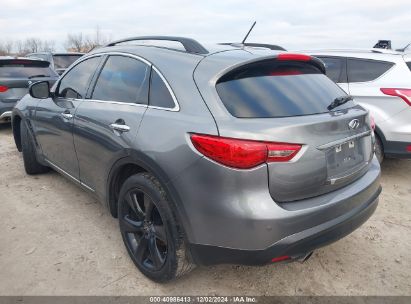 2017 INFINITI QX70 Gray  Gasoline JN8CS1MW7HM412372 photo #4