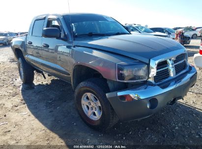 2005 DODGE DAKOTA SLT Gray  Gasoline 1D7HW48NX5S153575 photo #1