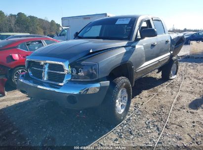 2005 DODGE DAKOTA SLT Gray  Gasoline 1D7HW48NX5S153575 photo #3