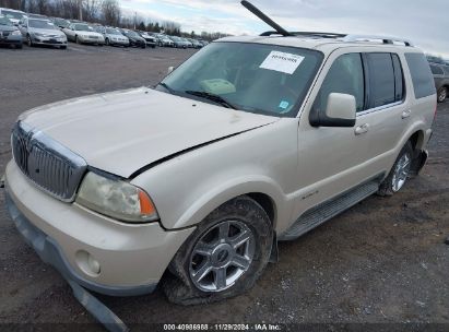 2005 LINCOLN AVIATOR Beige  Gasoline 5LMEU88H65ZJ18147 photo #3