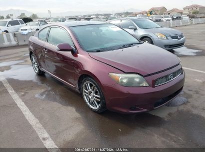 2007 SCION TC Burgundy  Gasoline JTKDE177X70185091 photo #1