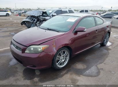 2007 SCION TC Burgundy  Gasoline JTKDE177X70185091 photo #3