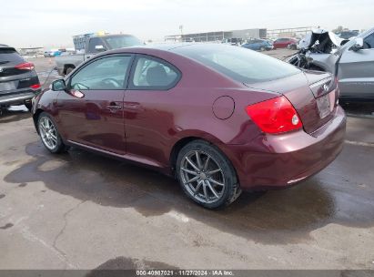 2007 SCION TC Burgundy  Gasoline JTKDE177X70185091 photo #4