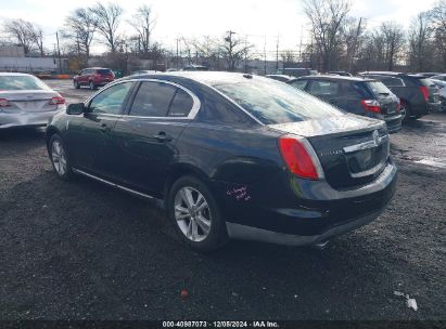 2009 LINCOLN MKS Black  Gasoline 1LNHM93R09G627142 photo #4