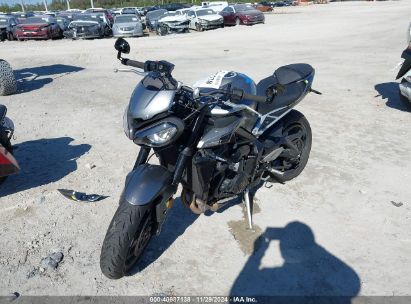 2024 TRIUMPH MOTORCYCLE STREET TRIPLE 765 R Gray  Gasoline SMTA604S3RTBP1484 photo #3