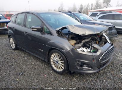 2017 FORD C-MAX HYBRID SE Gray  Hybrid 1FADP5AU5HL119139 photo #1