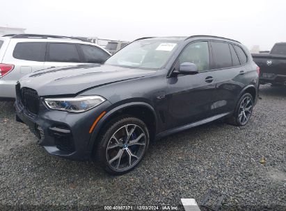 2022 BMW X5 PHEV XDRIVE45E Gray  Hybrid 5UXTA6C09N9L65500 photo #3