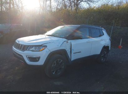 2018 JEEP COMPASS TRAILHAWK 4X4 White  Gasoline 3C4NJDDB2JT417615 photo #3