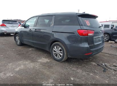 2015 KIA SEDONA LX Gray  Gasoline KNDMB5C12F6040647 photo #4