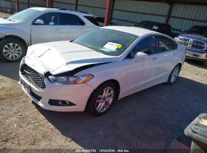 2013 FORD FUSION SE White  Gasoline 3FA6P0HRXDR260605 photo #3