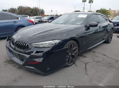 2022 BMW M850I GTAN COUPE XDRIVE Black  gas WBAGV8C03NCG96210 photo #3