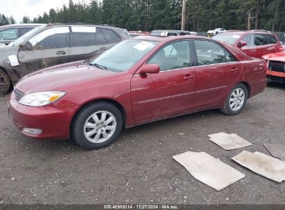 2003 TOYOTA CAMRY XLE Maroon  Gasoline 4T1BE32K63U231827 photo #3